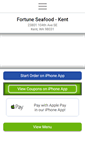 Mobile Screenshot of fortuneseafoodkent.com